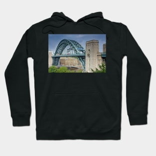 Tyne Bridge and Newcastle Quayside Hoodie